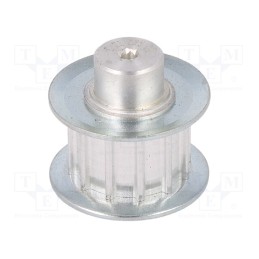 1 pcs x OPTIBELT - 21 AT5 12-200ZA - Belt pulley, AT5, W: 10mm, whell width: 21mm, Ø: 17.85mm, aluminium