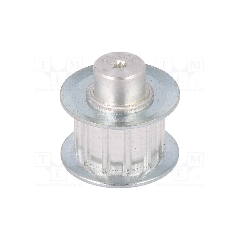 1 pcs x OPTIBELT - 21 AT5 12-200ZA - Belt pulley, AT5, W: 10mm, whell width: 21mm, Ø: 17.85mm, aluminium