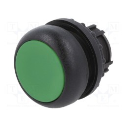1 pcs x EATON ELECTRIC - M22S-D-G - Switch: push-button, 22mm, Stabl.pos: 1, green, none, IP67, flat