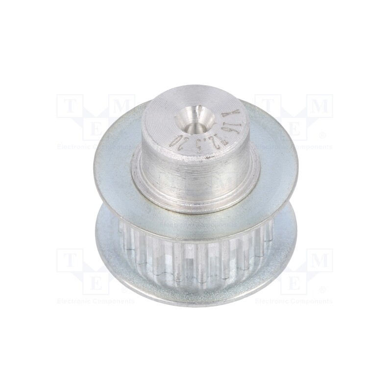 1 pcs x OPTIBELT - 16 T2,5 20-200ZA - Belt pulley, T2.5, W: 4, 6mm, whell width: 16mm, Ø: 15.4mm, aluminium