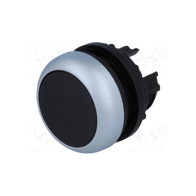 1 pcs x EATON ELECTRIC - M22-D-S - Switch: push-button, 22mm, Stabl.pos: 1, black, none, IP67, flat