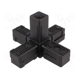1 pcs x ELESA+GANTER - 430136 - Mounting coupler, for profiles, Mat: polyamide, -30÷100°C, I: 77mm