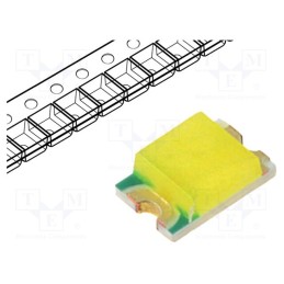 5 pcs x OPTOFLASH - OF-SMD2012W - LED, SMD, 0805, white cold, 1000÷1400mcd, 6500K, 120°, 20mA