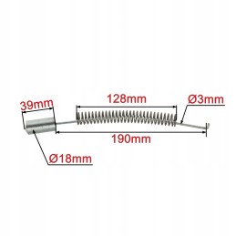 Handbrake lever repair kit mf