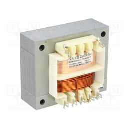 1 pcs x INDEL - TS 20/24 - Transformer: mains, 20VA, 230VAC, 9V, 3V, 2A, 1.5A, screw type, IP00