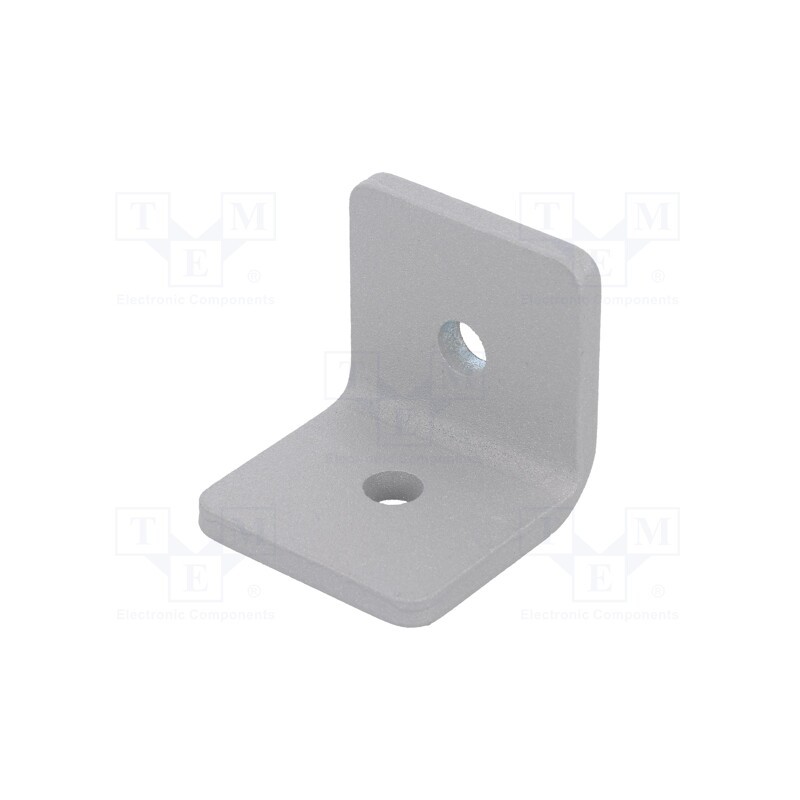 1 pcs x ELESA+GANTER - GN 967-40-40-L-2-SR - Angle bracket, for profiles, W: 40mm, H: 40mm, L: 40mm, steel, silver