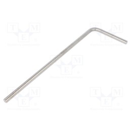 1 pcs x ELESA+GANTER - GN 480.3-D10-100-300-NI - Connecting tubes, angular, D: 10mm, L: 300mm, stainless steel, oval