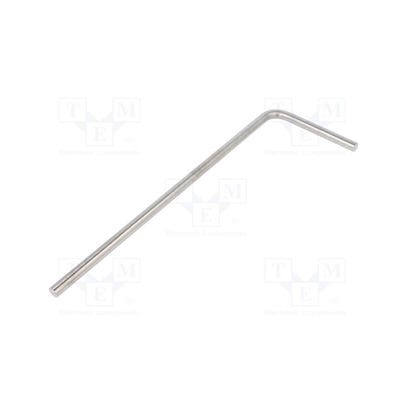 1 pcs x ELESA+GANTER - GN 480.3-D10-100-300-NI - Connecting tubes, angular, D: 10mm, L: 300mm, stainless steel, oval