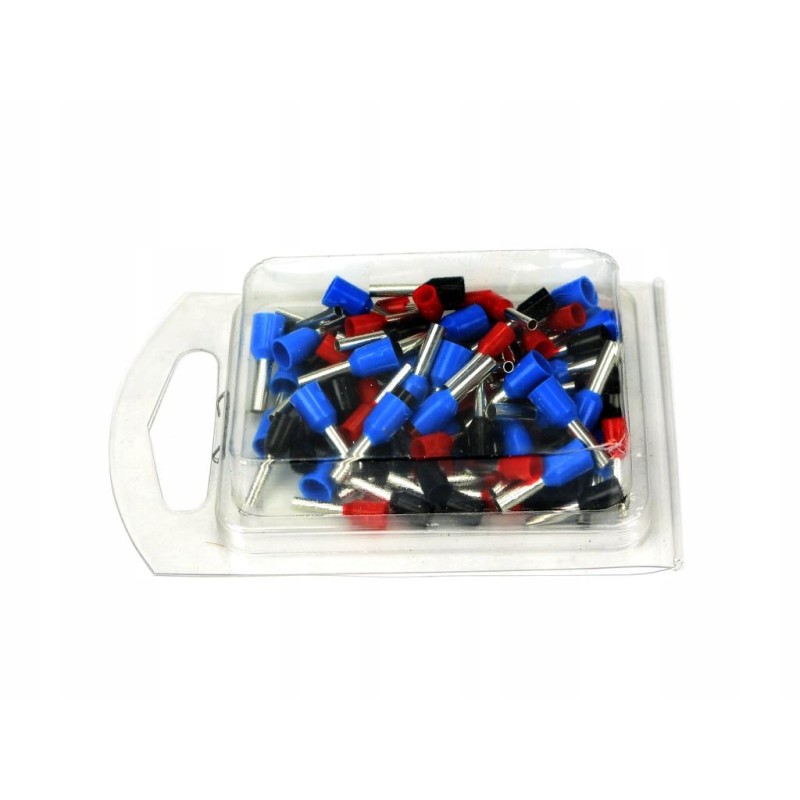 Sleeve terminals with insulation, mix, pack of 90 pcs