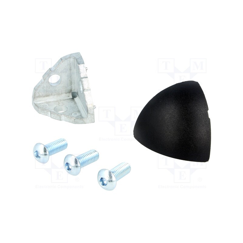 1 pcs x FATH - 093WE402N08S09 - Angle bracket, for profiles, Width of the groove: 8mm, cast zinc