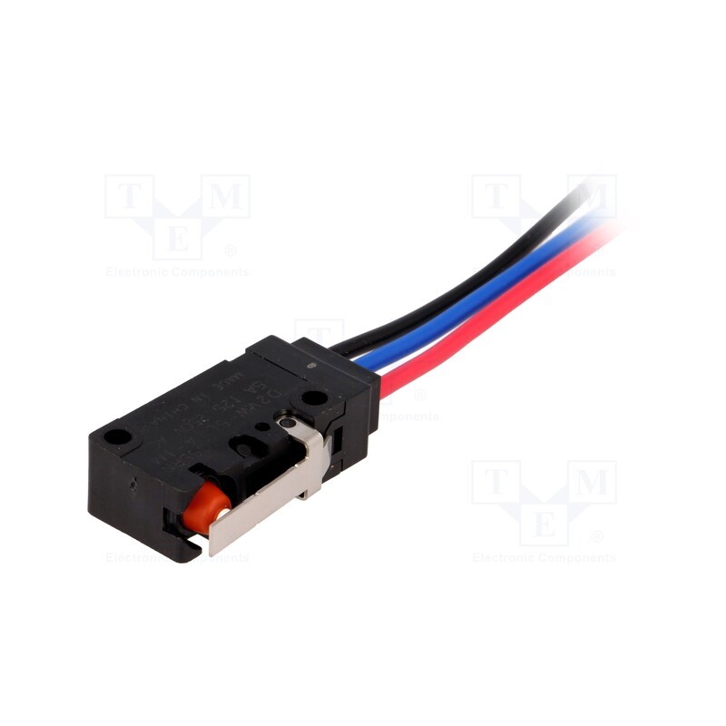 1 pcs x OMRON OCB - D2VW-5L1A-1M - Microswitch SNAP ACTION, 5A/250VAC, 5A/30VDC, with lever, SPDT