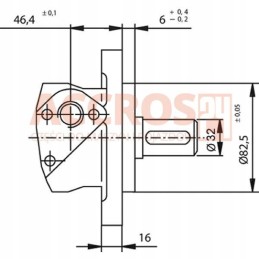 Orbital hydraulic motor smh315 32mm 9 8kw