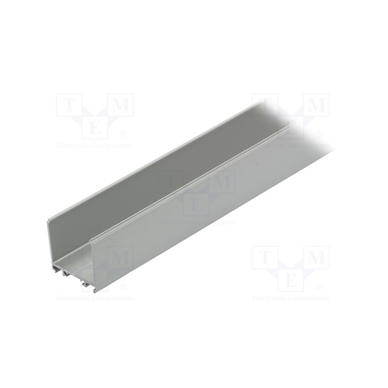 1 pcs x TOPMET - V3290020S - Profiles for LED modules, natural, L: 1m, VARIO30-08, aluminium