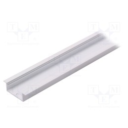 1 pcs x TOPMET - V3210001 - Profiles for LED modules, white, L: 1m, VARIO30-06, aluminium