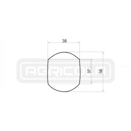 Lower lever ball BK 56x37x38 cat2 3 hydrolider