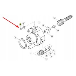 6005019445 hub reduction screw