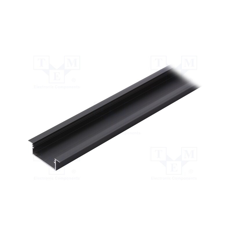 1 pcs x TOPMET - V3210021 - Profiles for LED modules, black, L: 1m, VARIO30-06, aluminium