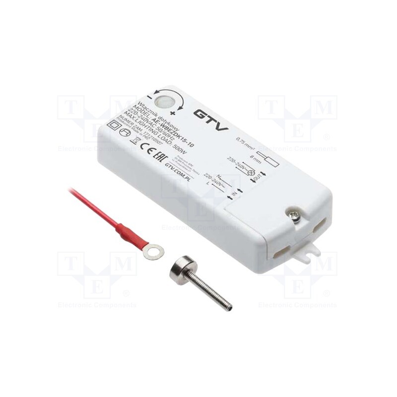 1 pcs x GTV Poland - AE-WBEZDK15-10 - Touch switch, 2m, 230VAC