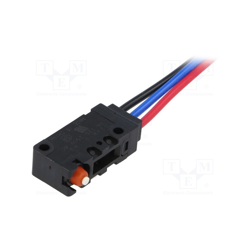 1 pcs x OMRON OCB - D2VW-5-1MS - Microswitch SNAP ACTION, 5A/250VAC, 5A/30VDC, without lever