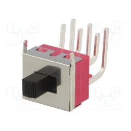 1 pcs x IC SWITCHES - IC2105S1M6QE2 - Switch: slide, Pos: 2, DPDT, 2A/250VAC, ON-ON, THT, -30÷85°C, UL94V-0