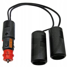 Double connector 2 pin 6 24 v
