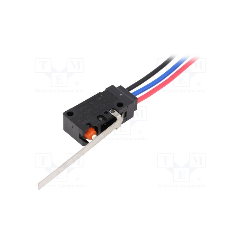 1 pcs x OMRON OCB - D2VW-5L1B-1M - Microswitch SNAP ACTION, 5A/250VAC, 5A/30VDC, with lever, SPDT