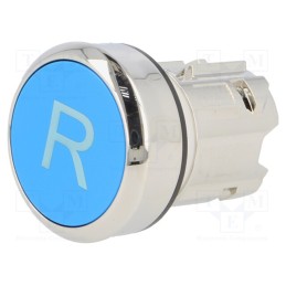 1 pcs x SIEMENS - 3SU1050-0AB50-0AR0 - Switch: push-button, 22mm, Stabl.pos: 1, blue, none, IP67, flat