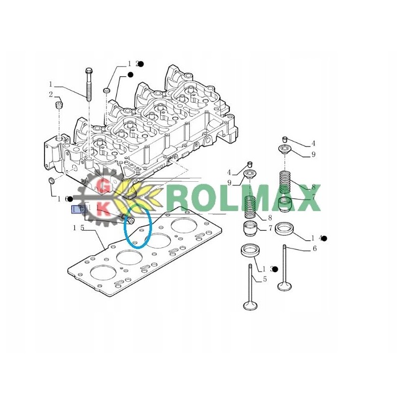 Plug plug m10x1 new holland case 4899009