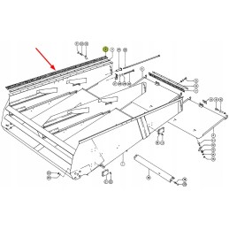 600911 01 rubber cover for the grain pan