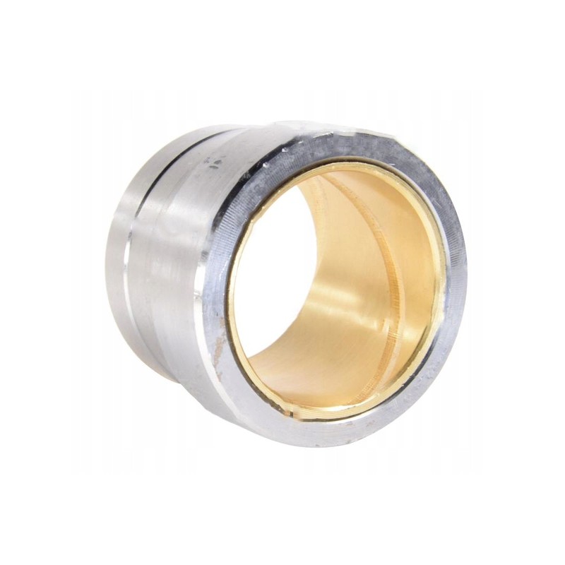 Wide complete bush for flat axle pin