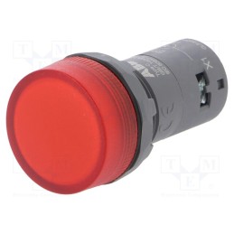 1 pcs x ABB - 1SFA619403R5231 - Control lamp, 22mm, CL2, -25÷70°C, Illumin: LED, Ø22mm, 230VAC, red