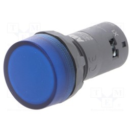 1 pcs x ABB - 1SFA619403R5024 - Control lamp, 22mm, CL2, -25÷70°C, Illumin: LED, Ø22mm, 24VAC, blue