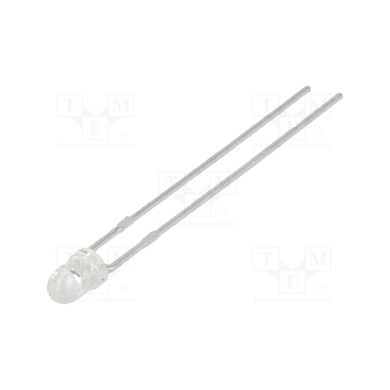 5 pcs x LUMEX - SSL-LX3044IC - LED, 2.9mm, red, 125mcd, 30°, Front: convex, 2.1÷2.5V, No.of term: 2