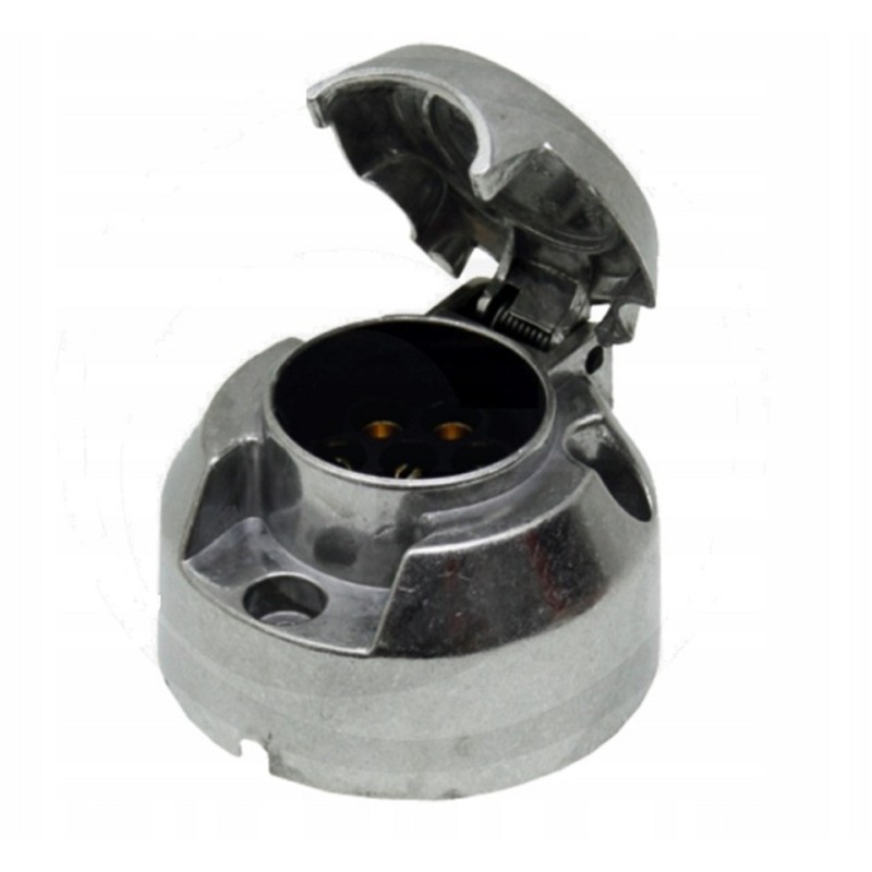 7-pin aluminum 12v socket