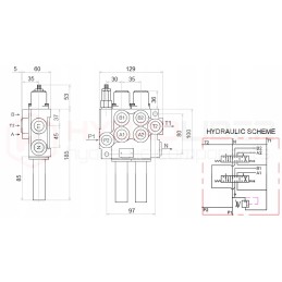 Distributor he 2p40 j0p balls, cable 2 5m badestnost