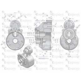 Magneton type starter gear housing 91427