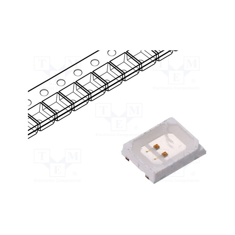 5 pcs x OPTOSUPPLY - OSY52835C1H-60MA - LED, SMD, 2835, yellow, 4÷6lm, 2.8x3.5x0.85mm, 120°, 1.8÷2.4V, 60mA