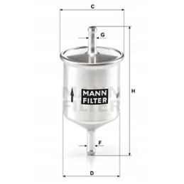 Mann fuel filter nissan pick up iii d22