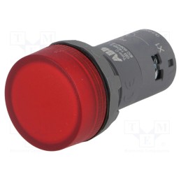 1 pcs x ABB - 1SFA619403R5021 - Control lamp, 22mm, CL2, -25÷70°C, Illumin: LED, Ø22mm, 24VAC, red
