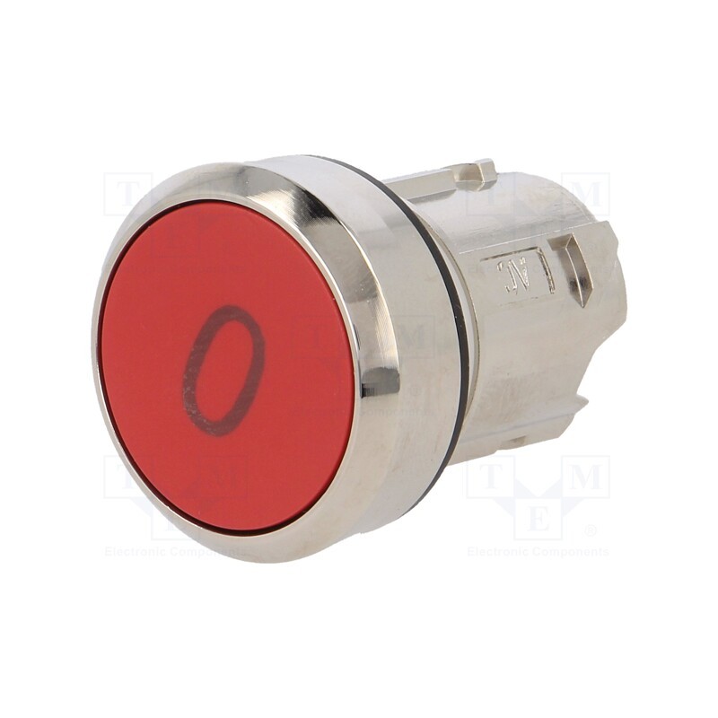 1 pcs x SIEMENS - 3SU1050-0AB20-0AD0 - Switch: push-button, 22mm, Stabl.pos: 1, red, none, IP67, flat, Pos: 2