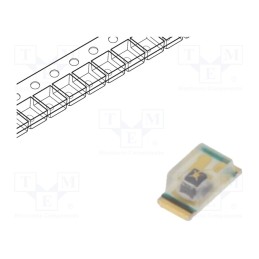 5 pcs x EVERLIGHT - IR19-315C/TR8 - IR transmitter, 0603, 940nm, transparent, 0.2÷0.6mW, 140°, SMD