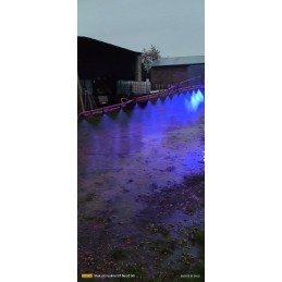 2x blue LED work lamp 27w sprayer
