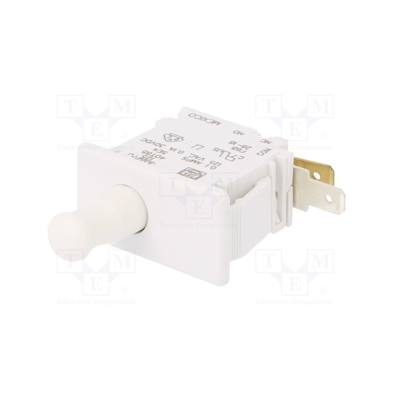 1 pcs x ZF - F68-30A - Switch: door, Pos: 2, SPDT, 0.1A, Leads: connectors 4,8x0,8mm