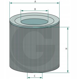 28mm fleetguard engine oil filter