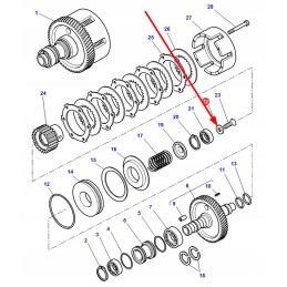 3389211m1 clutch bearing washer