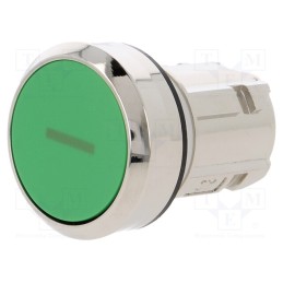 1 pcs x SIEMENS - 3SU1050-0AB40-0AC0 - Switch: push-button, 22mm, Stabl.pos: 1, green, none, IP67, flat
