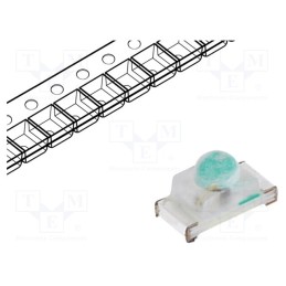 5 pcs x OPTOSUPPLY - OSY5060341F - LED, SMD, 0603, yellow, 200÷400mcd, 1.6x0.8x0.95mm, 35°, 1.8÷2.4V