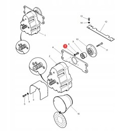 Metal washer mf 390735x1 original