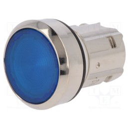 1 pcs x SIEMENS - 3SU1051-0AB50-0AA0 - Switch: push-button, 22mm, Stabl.pos: 1, blue, IP67, flat, Pos: 2