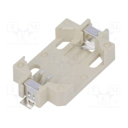 10 pcs x CONNFLY - DS1092-10-W6L - Socket, CR2032,DL2032, Batt.no: 1, horizontal,SMT, H: 5.5mm, white